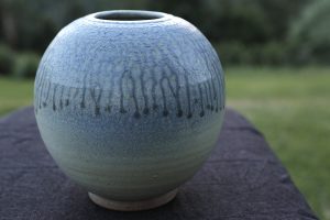 Japanese Stoneware Vase Australia | Pottery by David Collins