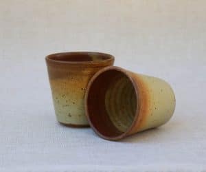 Ceramic Brown Chai Cup by David Collins