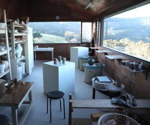 David Collins Pottery Studio in Woodhill Mountain, Berry NSW