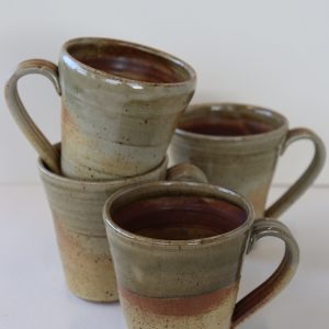 Coffee Mug Celedon Iron Matt Glaze