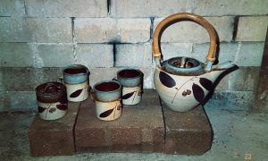 Hand made ceramic set by David Collins