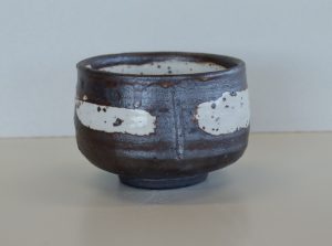 Traditional black and white bowl by David Collins