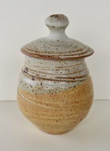 A small Jar with lid by David Collins