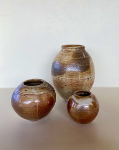 Various vases made by David Collins